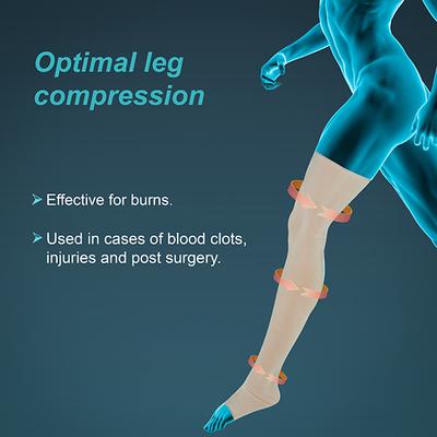 Tynor Compression Garment Leg Mid Thigh Open Toe - Normal (S) (I 78) - Knee/Ankle/Leg/Foot Supports