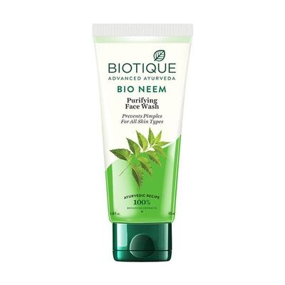 Biotique Bio Neem Purifying Face Wash for All Skin Types 100 ml - Face Wash & Cleansers