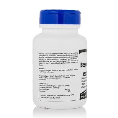 HealthVit Boswellia Serrata 500 mg Capsule 60's - Herbal Dietary Supplement