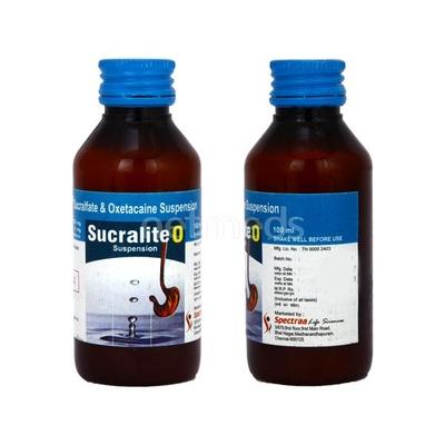 Sucralite O Suspension 100ml - Ulcer/Reflux/Flatulence-Aaa