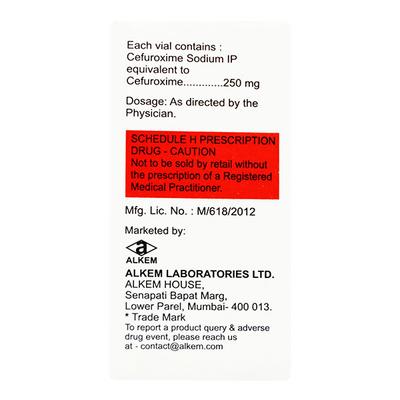 Zocef 250mg Injection 1'S - Bacterial Infections-Cep