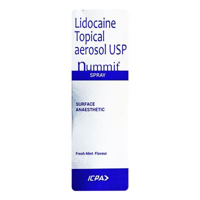 Nummit Fresh Mint Flavour Spray 100gm - Anaesthesia - Local-Ana