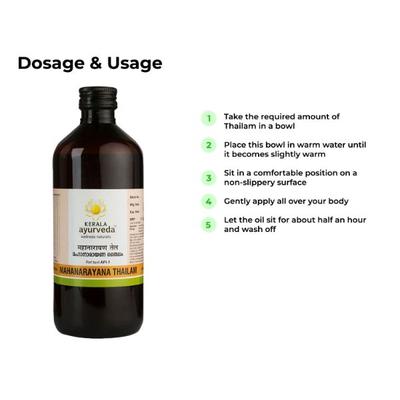 Kerala Ayurveda Mahanarayana Thailam 450 ml - Speciality Medicines