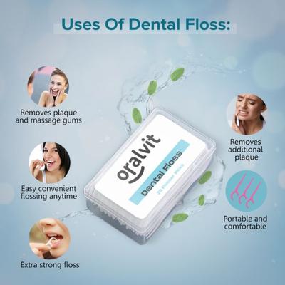 Oralvit Dental Floss 20's - Floss & Tongue Cleaners