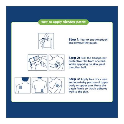 Nicotex Nicotine Transdermal 7 mg Patch 7's - Nicotine Patch