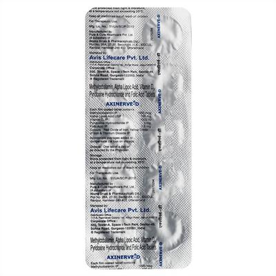 AXINERVE D Tablet 10's - Supplements-Sup