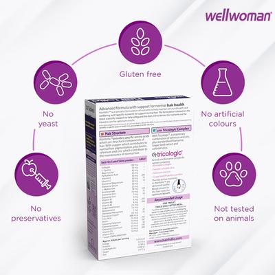 Wellwoman Hairfollic Tablet 30's - Hair & Skin