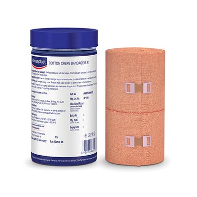 Hansaplast Cotton Crepe Bandage B.P. (10 cm x 4 m) - Bandages & Dressings