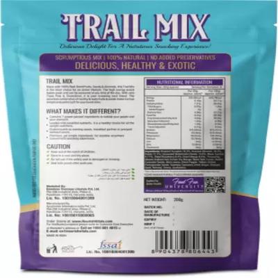 NourishVitals Trail Mix Snacks 200 gm - Nutritional Bars