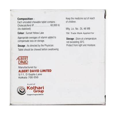 Dhup 60k Sugar Free Tablet 4 'S - Supplements-Vam