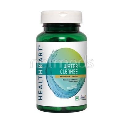 HealthKart Water Cleanser Tablets 90's - Herbal Dietary Supplement