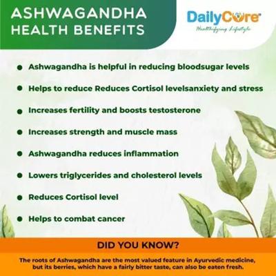 DailyCure Ashwagandha Drops 30ml - Health Products