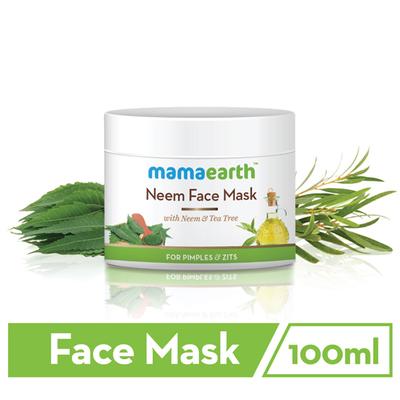 Mamaearth Face Mask Cream - Neem 100 gm - Face Creams
