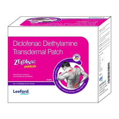 ZELDINAC Patch 3's - Pain relief-Nsa
