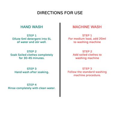 Buddsbuddy Disinfectant Laundry Liquid Detergent 200 ml - Baby Skin Care