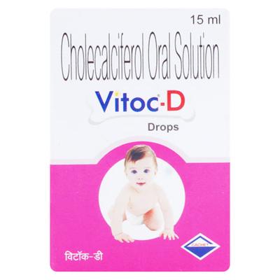 Vitoc D 800IU Drops 15ml - Supplements-Vit