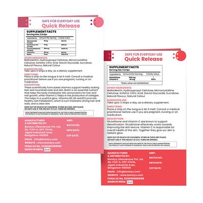 glutathione tongue strips Buy BonAyu Multi-Vitamin for Hair Skin & Nail + & Vitamin C 120's Online at Discounted Price perishable Size:1 Bottle - 180 Capsules The essential host genome