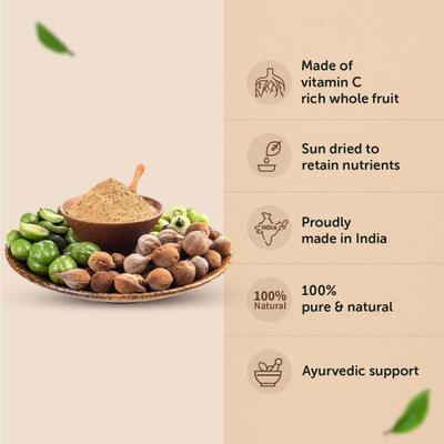Neuherbs Organic Triphala Powder 100gm - Herbal Dietary Supplement