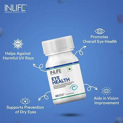 Inlife Eye Health Vegetarian Capsules 60's - Calcium And Minerals
