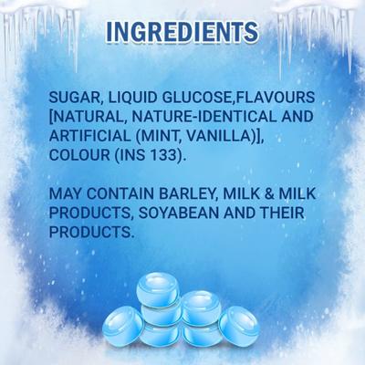 Doublemint Candy -Ice Burst (Home Pack) (Pack of 45 x 2.5gm) - Nutritional Bars