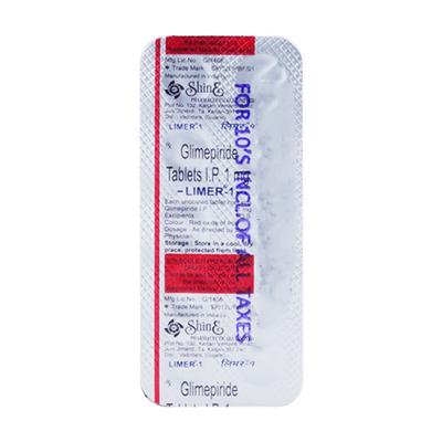 Limer 1mg Tablet 10'S - Diabetes-Ant