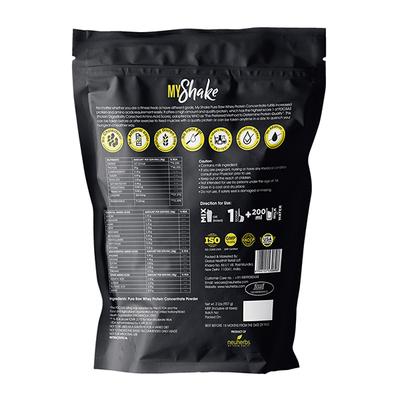 Myshake Pure Raw Whey Protein Powder - Unflavoured 907 gm - Whey Proteins