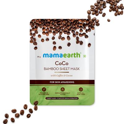 Mamaearth Bamboo Sheet Mask - CoCo 1's - Masks & Peels