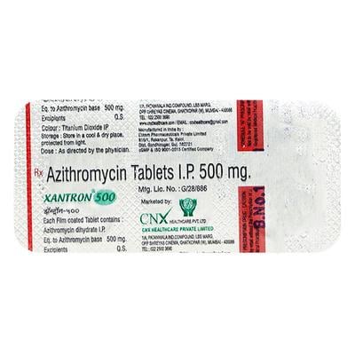 XANTRON 500 Tablet 3's - Bacterial Infections-Mac