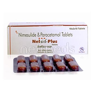 Nelsid Plus Tablet 10'S - Pain relief-Nsa