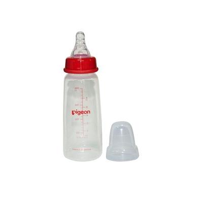Pigeon Peristaltic Nursing Bottle Kpp with 2 Nipples (M) - Red 200 ml - Feeding & Nursing
