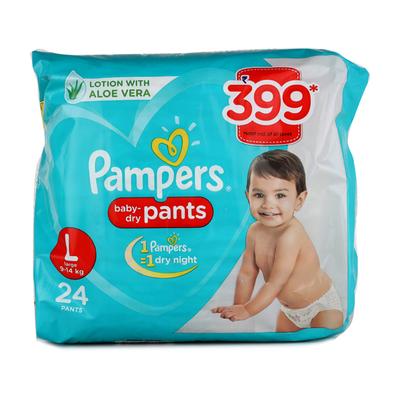 Pampers Baby Dry Pants (L) 24's - Diapers & Wipes
