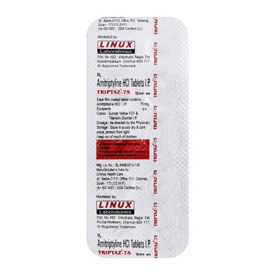 Triptaz 75mg Tablet 10'S - Depression-Ant