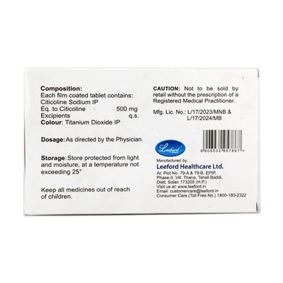 Nurocot 500mg Tablet 10'S - Nootropics And Neurotrophics