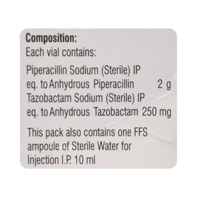 PRECITAZ 2.25gm Injection 1's - Bacterial Infections-OBL