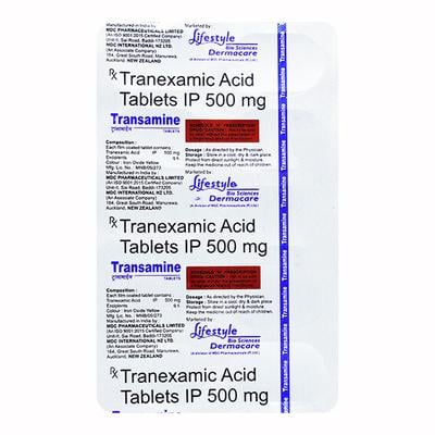 TRANSAMINE Tablet 10's - Bleeding Disorders-Hae