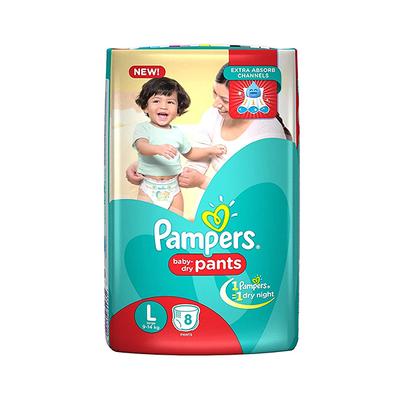 Pampers Baby Dry Diaper Pants (XXL) 8's - Diapers & Wipes