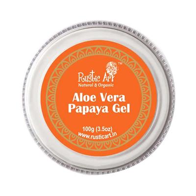 Rustic Art Aloe Vera Papaya Gel 100 gm - Face Moisturizers