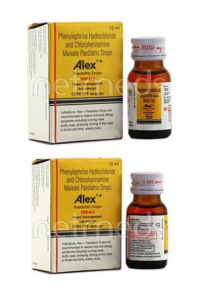 Alex + Peadiatric Drops 15ml - Cough And Cold-Cou