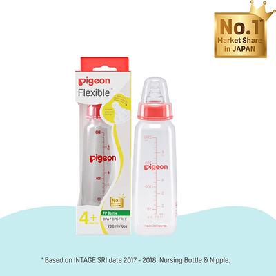 Pigeon Flexible 4+ Months PP Feeding Bottle 200 ml - Feeding & Nursing