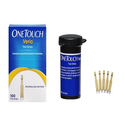 Onetouch Verio Test Strip 100's - Blood Glucose Monitors/Strips