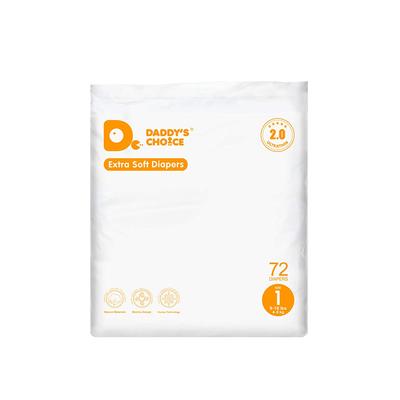 Daddy's Choice Tape Style Baby Diapers - (S) 72's - Diapers & Wipes