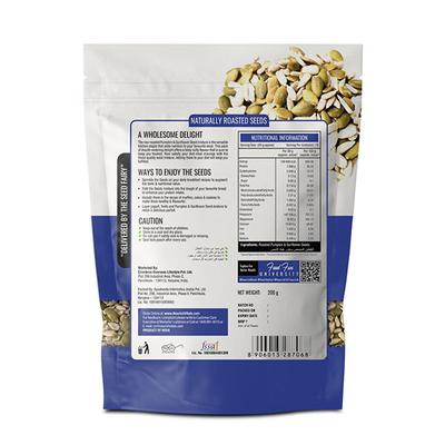 NourishVitals Pumpkin & Sunflower Roasted Seeds 200 gm - Nutritional Bars