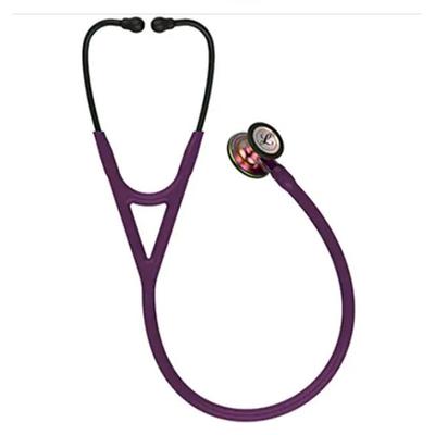 3M Littmann Cardiology IV Stethoscope - Rainbow Checstpiece with Plum Tube and Violet Stem (6205) - Stethoscopes