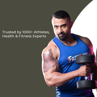 Fast&Up Nitro Boost Protein Powder - Chocolate Flavour 1405.6 gm - Whey Proteins