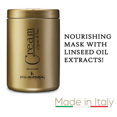 Kleral Cream Ai Semi Di Lino 1000 ml - Hair Gels & Waxes