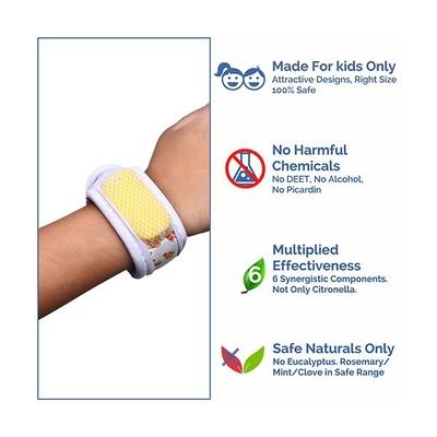 Baby Safety Inc Aqua Mosquito Repellent Band (2 Refills + 6 Patches) - Mosquito Repellent