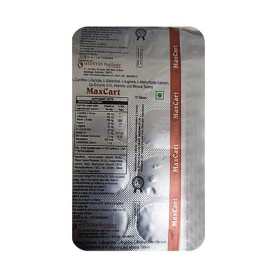 MAXCART Tablet 10's - Supplements-Vam