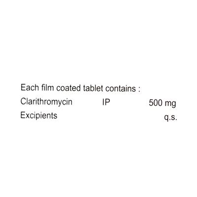 CLYARA 500mg Tablet 10's - Bacterial Infections-Mac