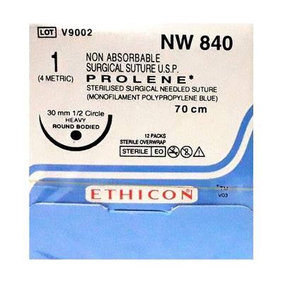 Johnson & Johnson Ethicon Prolene Non Absorbable Surgical Suture (70 cm) (NW840) 1's - Sutures