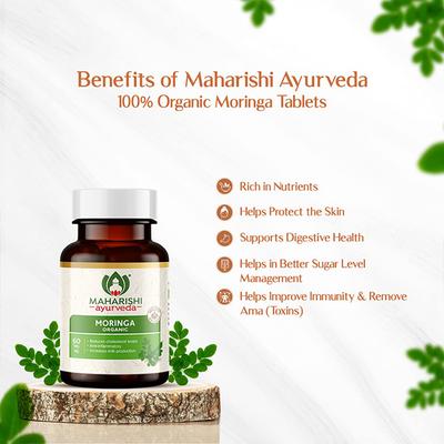 Maharishi Ayurveda Organic Moringa Tablet 60's - Pure Herbs